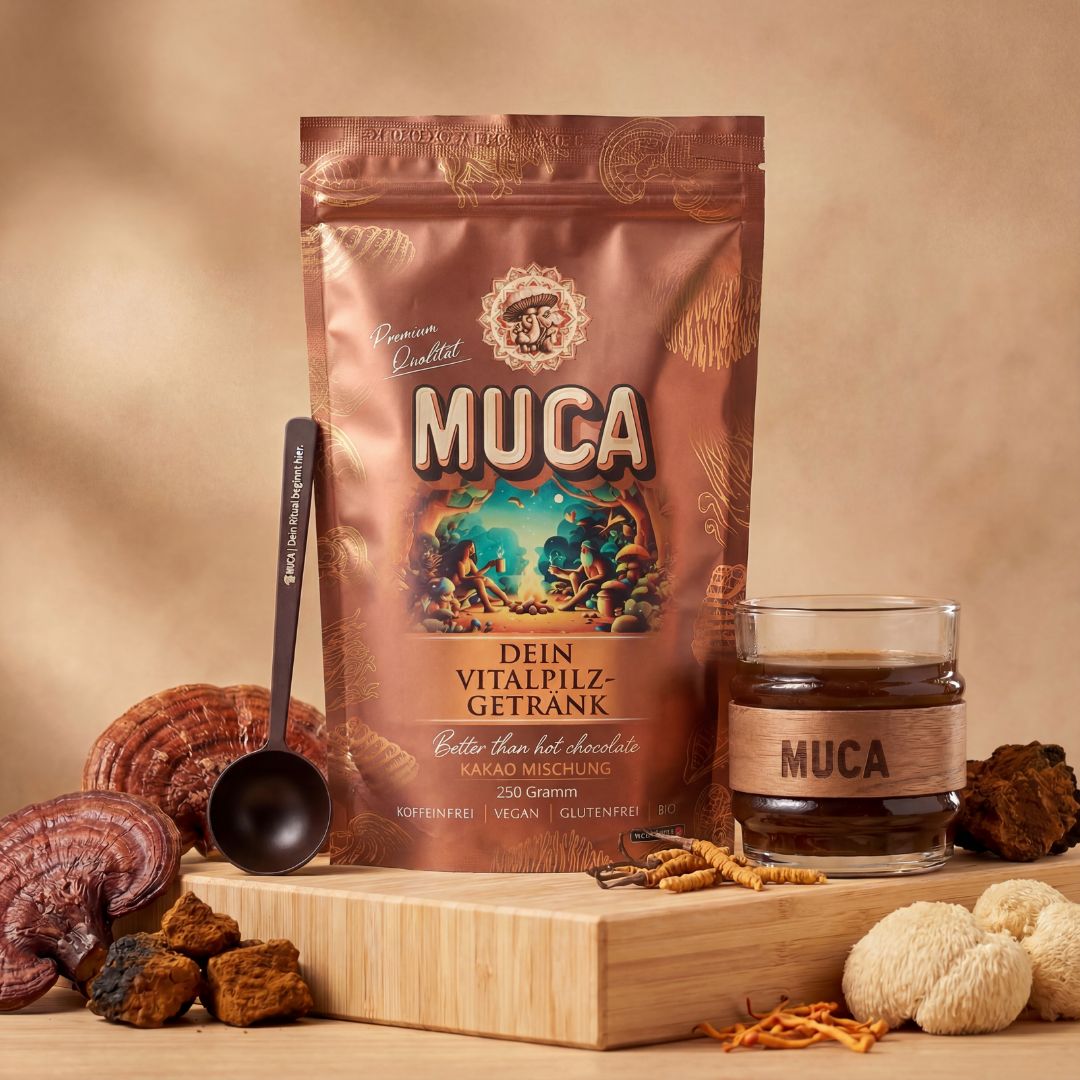 MUCA – Schokoladig-herber Vitalpilz-Drink
