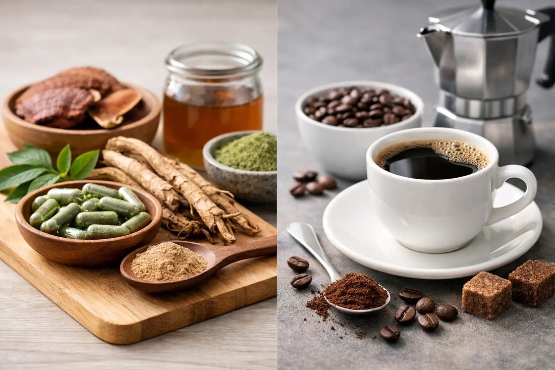 Adaptogene oder Koffein: Der Unterschied