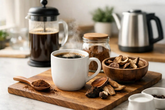 Pilzkaffee morgens selber zubereiten leicht gemacht
