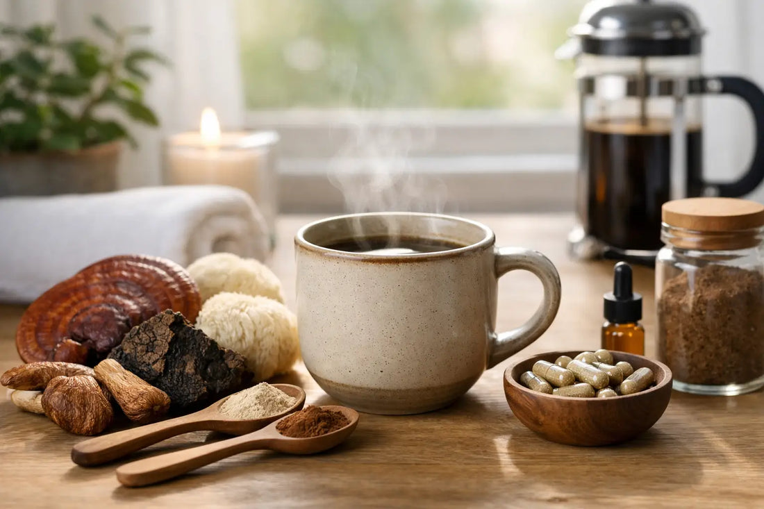 Morgenroutine mit Vitalpilzen aufbauen für klare Energie