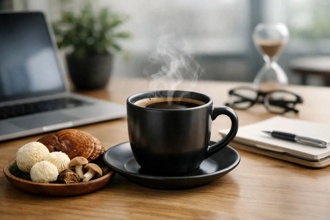 Pilzkaffee Wirkung: Klarer Fokus ohne Crash