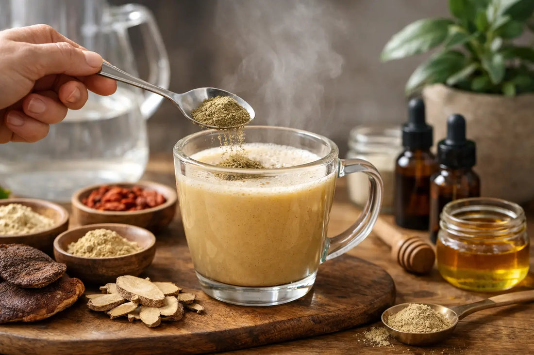 Adaptogenes Morgengetränk richtig dosieren