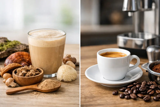 Pilzdrink vs. Espresso: Welche Energie passt?