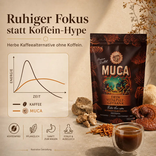 MUCA - Herb-vollmundiger Vitalpilz-Drink